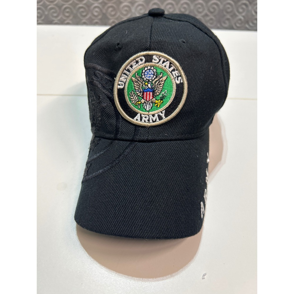 United States Army Baseball Cap‎ Hat Military Veteran Black